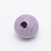 Printed Natural Wood Beads WOOD-TAC0007-57E-2