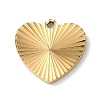 Ion Plating(IP) 304 Stainless Steel Pendants STAS-D025-01G-02-1