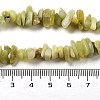 Natural Lemon Jade Chip Bead Strands G-M205-22-7