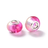 Two Tone Resin European Beads RESI-M001-02D-2