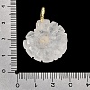 Natural Quartz Crystal Carved Pendants X-G-C282-01J-3