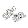Brass Micro Pave Cubic Zirconia Pendants KK-I355-01P-01-2