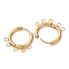 304 Stainless Steel Hoop Earring Findings STAS-D183-02A-G-3