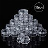 Plastic Bead Containers with Lids CON-BC0006-12-6