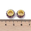 Alloy Rhinestone Clay Pave Beads ALRI-D300-04G-11-3