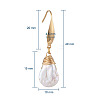 Natural Baroque Pearl Keshi Pearl Dangle Earrings X-EJEW-JE03527-3