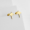 304 Stainless Steel Stud Earrings for Women WG73B2A-01-1