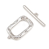 Brass Toggle Clasps KK-G548-41P-03-2