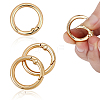 32Pcs Alloy Spring Gate Rings FIND-ME0003-23G-1