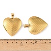 316 Stainless Steel Locket Pendants STAS-K321-27G-3