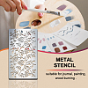 Retro Stainless Steel Metal Cutting Dies Stencils DIY-WH0242-277-4