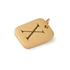 304 Stainless Steel Charms LS-STAS-R001-01G-X-2