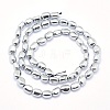 Electroplate Non-magnetic Synthetic Hematite Beads Strands G-L488-A-10-3