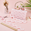 10 Yard Polyester Wavy Fringe Trim Ribbon SRIB-GF0001-38G-4