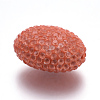 Polymer Clay Rhinestone Beads RB-L033-17-2