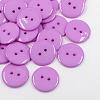 Acrylic Sewing Buttons X-BUTT-E084-C-M-2