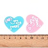 Opaque Acrylic Pendants BACR-N003-01-3