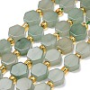 Natural Green Aventurine Beads Strands G-F833-B02-01-2