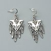 Bohemia Alloy Geometric Dangle Earrings for Women EJEW-WH0004-48C-1