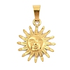 Ion Plating(IP) 304 Stainless Steel Pendants LS-STAS-D112-06G-1