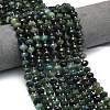 Natural Moss Agate Beads Strands G-P573-A19-01-1