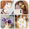 24Pcs 12 Styles Rainbow PVC Cabochons FIND-TA0005-48-9