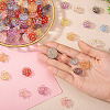 Camellia Transparency Acrylic Beads RESI-TA0004-27A-6