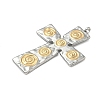 304 Stainless Steel Pendants STAS-R164-02GP-2