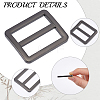 10Pcs Alloy Rectangle Buckles FIND-CY0001-97B-6