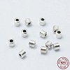 Anti-Tarnish Rhodium Plated 925 Sterling Silver Crimp Beads STER-G027-20P-3