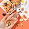 60Pcs Opaque Resin Imitation Food Decoden Cabochons RESI-YW0004-53-3