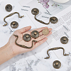 Zinc Alloy Swing Cabinet Handles AJEW-WH0471-149AB-3