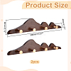 Wood Wall Clothes Hook Rack AJEW-WH0077-167-2