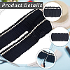 5Yards Polyester Lace Ribbon SRIB-GF0001-74C-6