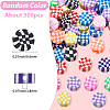 300Pcs Handmade Polymer Clay Beads CLAY-SC0002-97-2