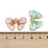 304 Stainless Steel Enamel Pendants STAS-Z140-15G-3