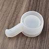 Flat Round with Handle DIY Silicone Candlesticks Molds LS-SIMO-G010-02B-4