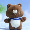 Cute Cloth Plush Bear Pendant Decorations PW-WGEC498-02-1