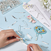 120Pcs 4 Styles Iron Brooch Findings IFIN-SP0001-33S-3