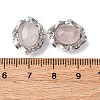 Natural Rose Quartz Oval Multi-Strand Links G-G207-02P-09-3