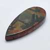 Natural Picasso Stone/Picasso Jasper Pendants G-K241-07-3