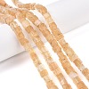 Watermelon Stone Glass Beads Strands G-T139-6x6-06A-1