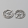 304 Stainless Steel Pendants STAS-WH0029-54P-2