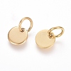 Ion Plating(IP) 304 Stainless Steel Charms LS-STAS-I124-01A-G-2
