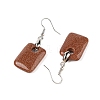 Natural & Synthetic Mixed Stone Dangle Earrings EJEW-F343-E-4