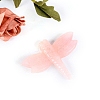 Natural Rose Quartz Carved Dragonfly Figurines PW-WGBDFF2-04-1