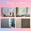 Waterproof Reflective Plastic Mirror Stickers DIY-WH0667-002-3
