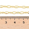 Brass Paperclip Chains Necklace for Women NJEW-P265-29G-2