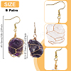 9 Pairs 316 Surgical Stainless Steel Dangle Earrings EJEW-GA00005-02-2