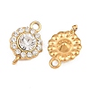 304 Stainless Steel Rhinestone Connector Charms STAS-G398-30G-07-2
